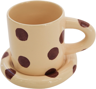 Chubby Saucer and Mug Set