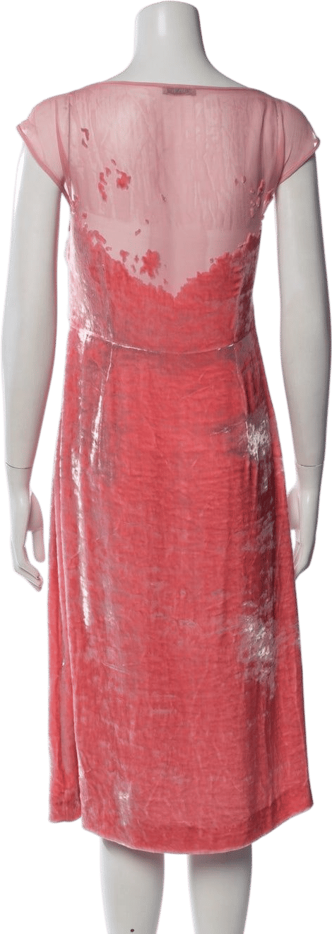Bottega Veneta Patterned Midi Dress