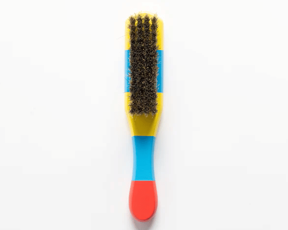 Hillbrush clothing brush in yellow & blue