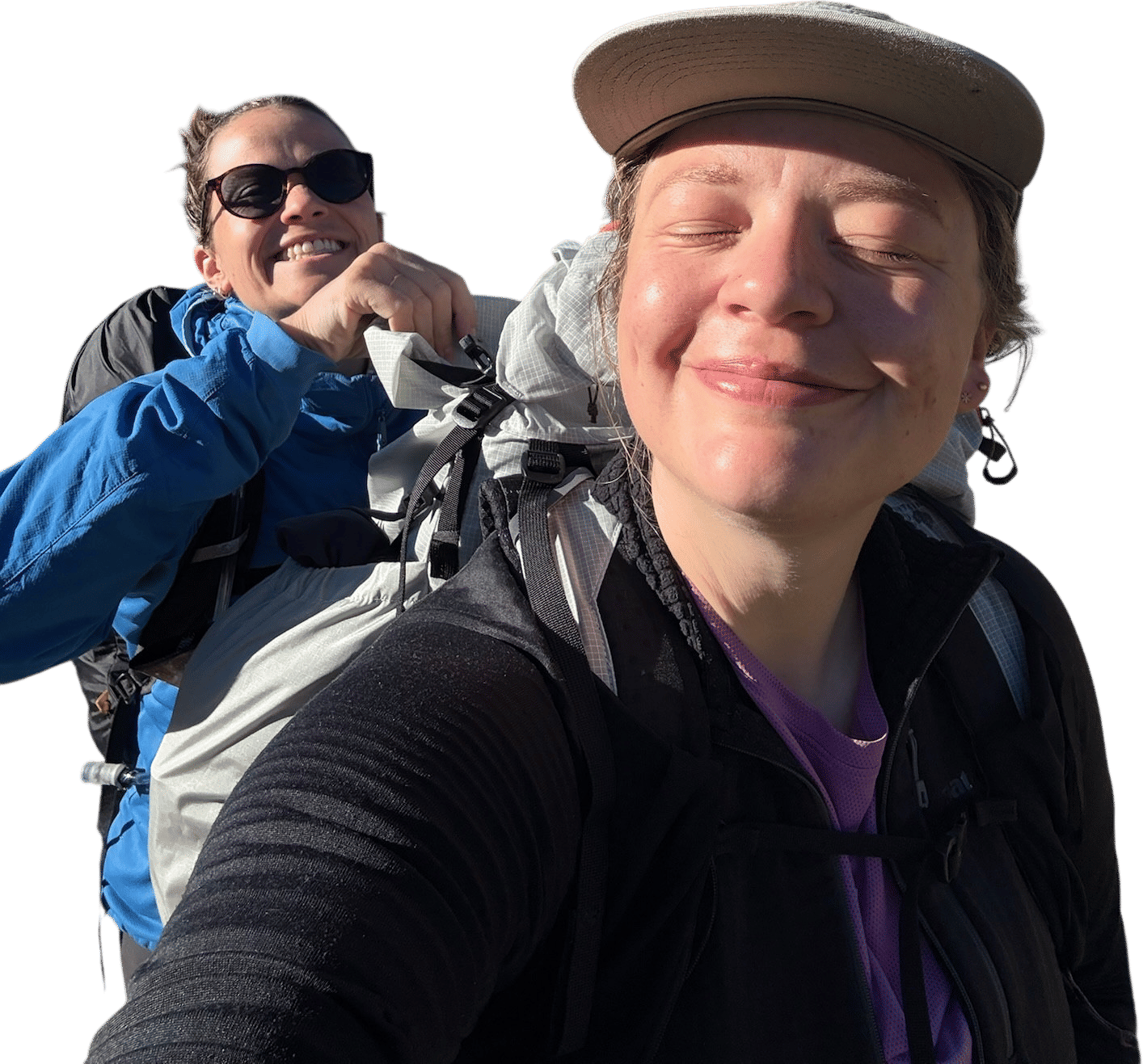 Waking up in the alps with your bestie