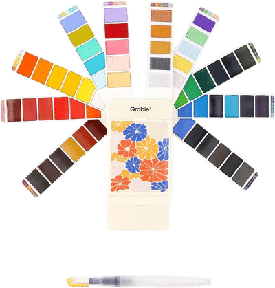 Foldable Watercolor Set of 56