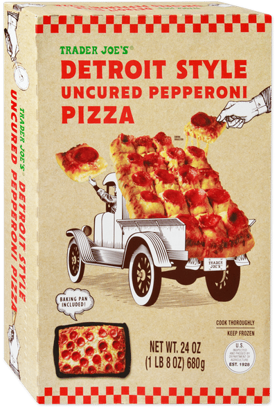 Detroit-Style Pepperoni Pizza