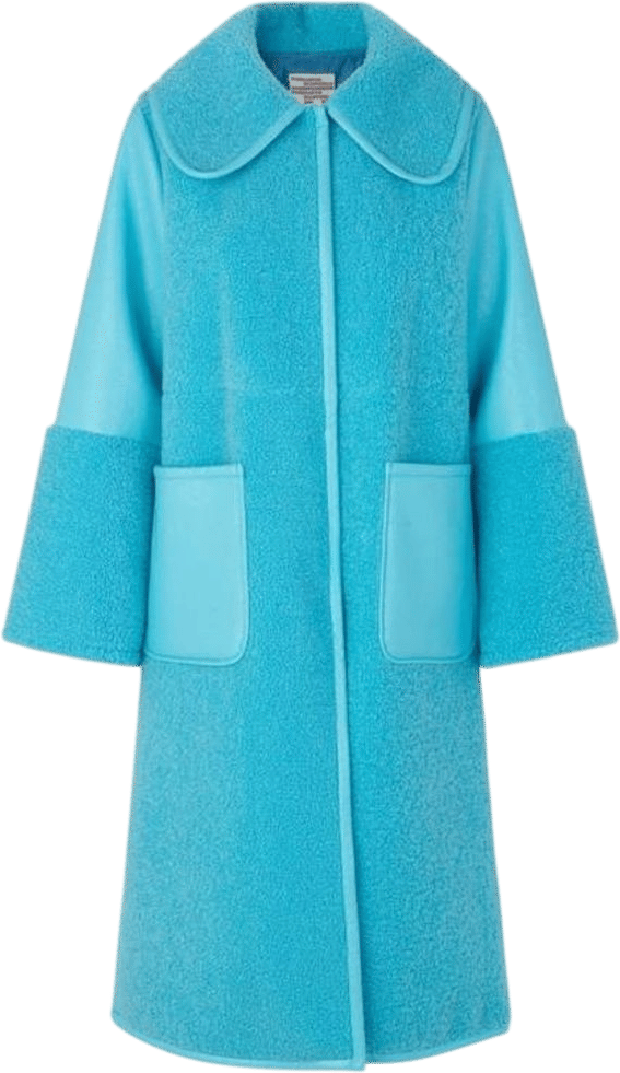 Blue Baum und Pferdgarten Coat