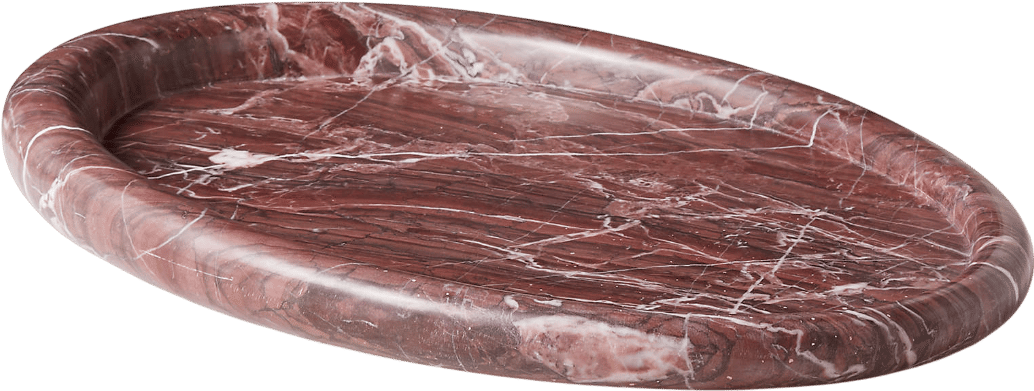 Red Marble Tray