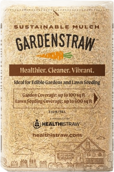 HEALTHISTRAW GardenStraw Premium Mulch, 3 cu ft