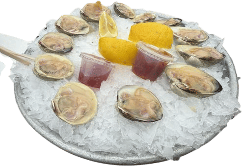 Freshly Shucked Clams