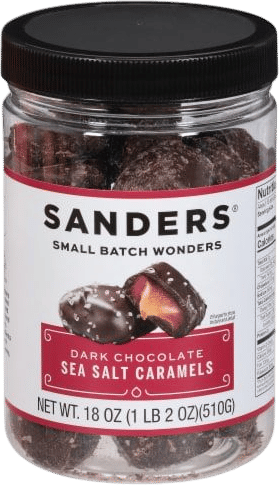 Sanders Dark Chocolate Sea Salt Caramels