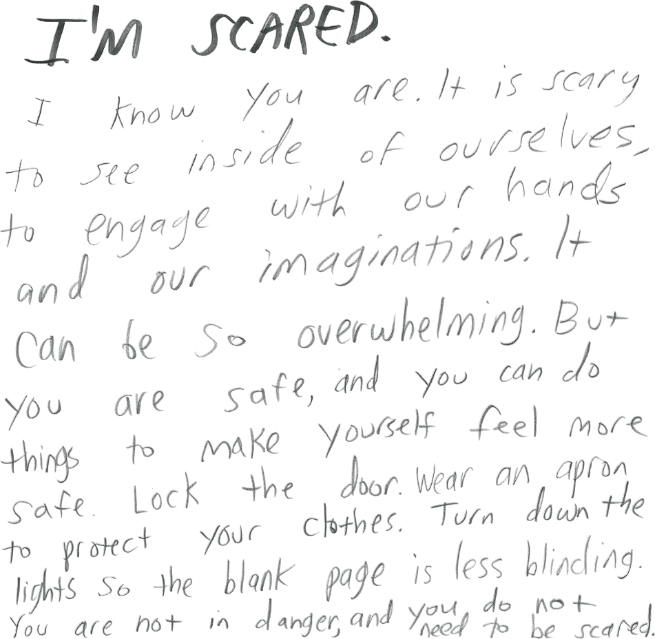 Speaking to Creative Fear, Part 1