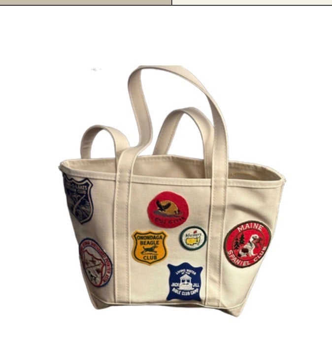 Level up your ironic Boat & Tote - add patches