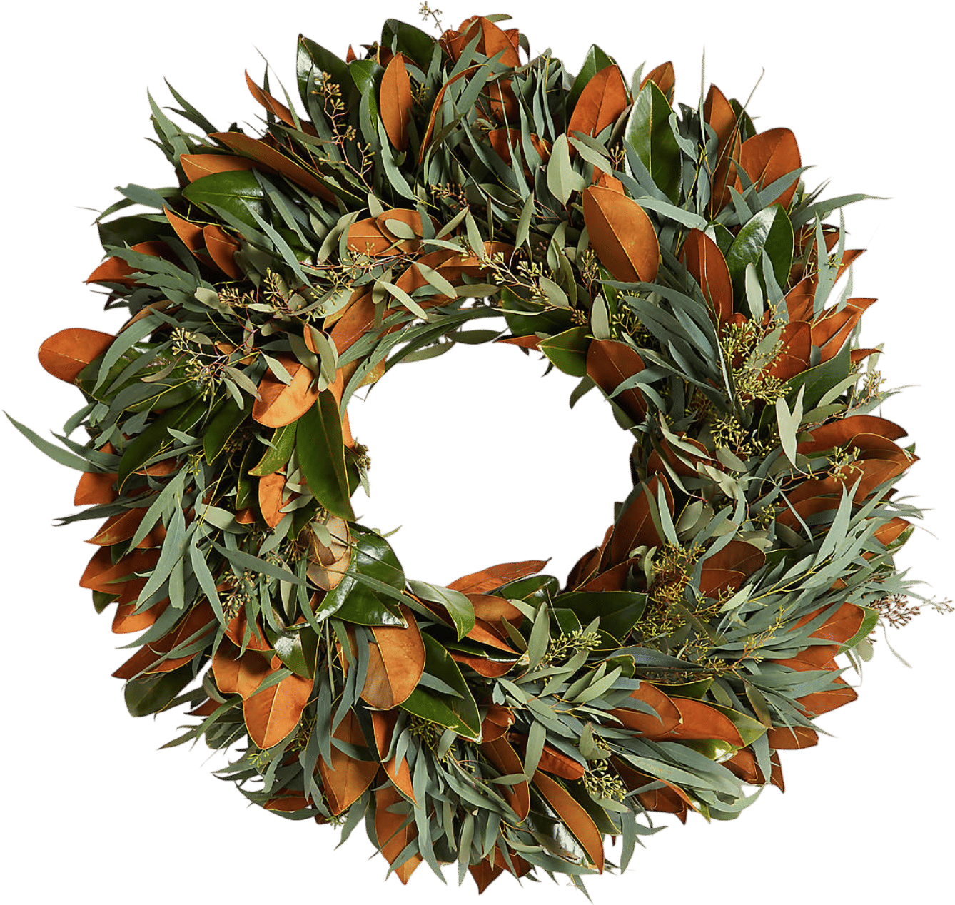 Live Magnolia & Willow Wreath