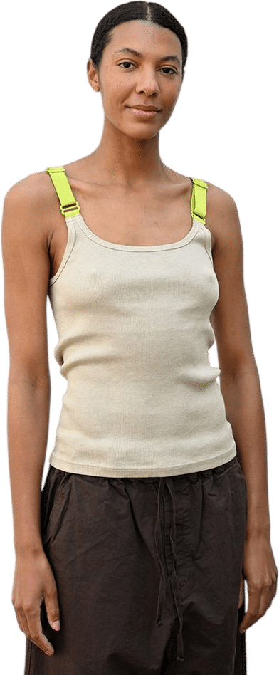 Cotton/Silk Ribbed Camisole