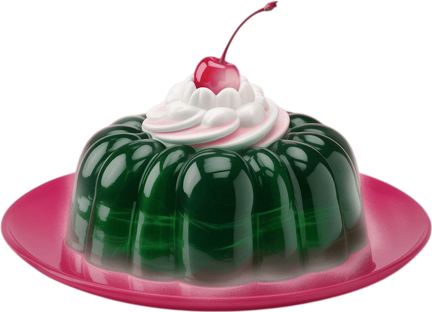 Plane in jello