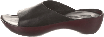 Robert Clergerie Maroon Platform Slide Sandals