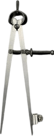 Big Horn 19251 8" Precision Compass Pencil Holder/Spring Divider/Scriber, Red