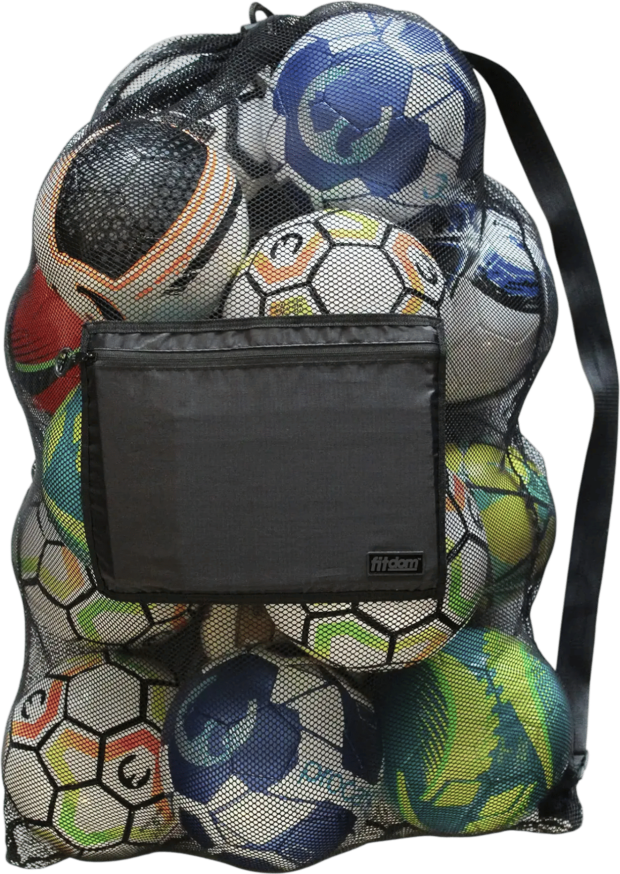 Pack up your big tent after a trip in a big mesh bag