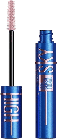 Maybelline Sky High mascara in purple