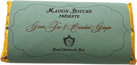 Maison Bouche Green Tea and Candied Ginger Bar