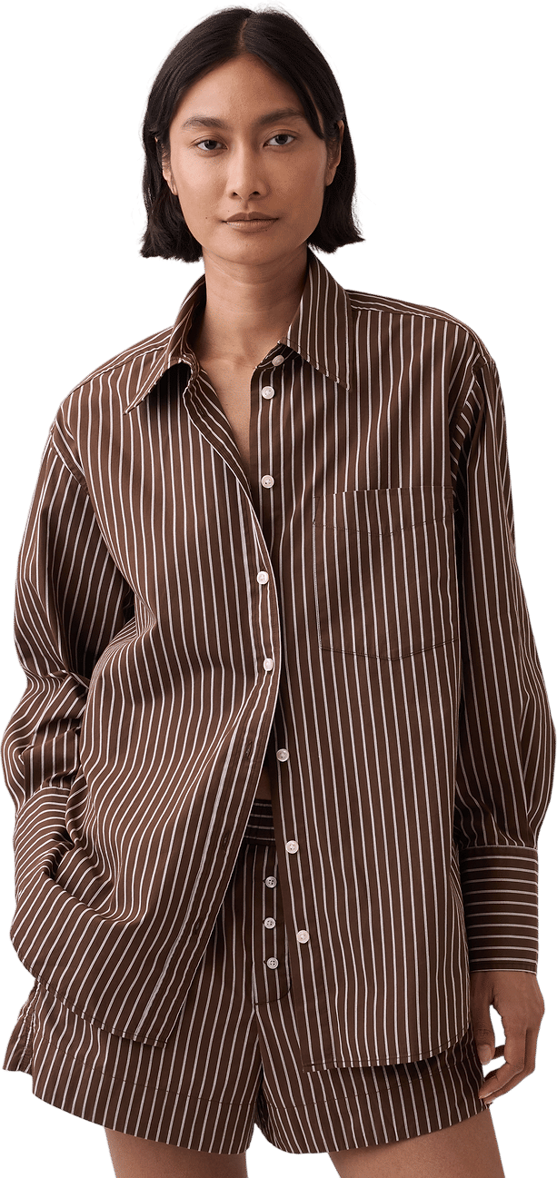 Organic Cotton Poplin Big Shirt