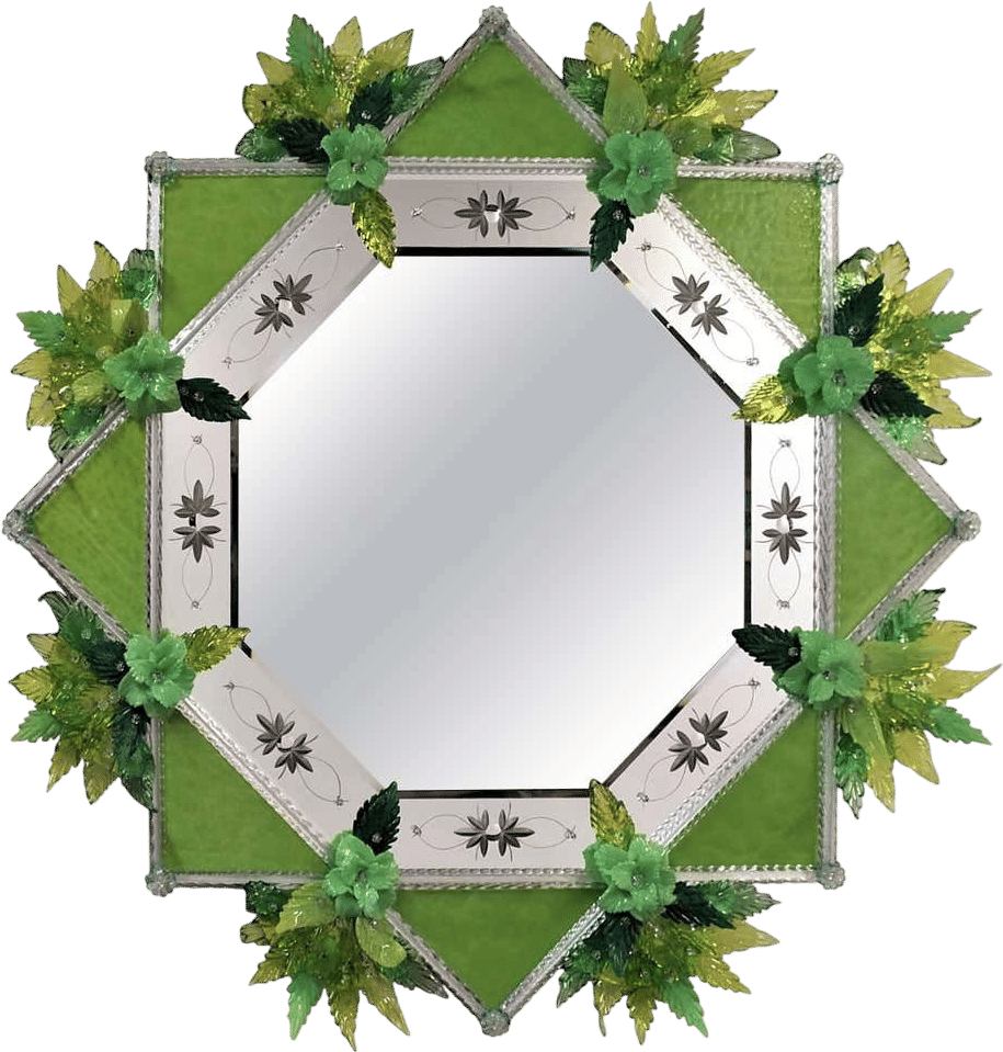 Contemporary Murano Glass Mirror by Fratelli Tosi