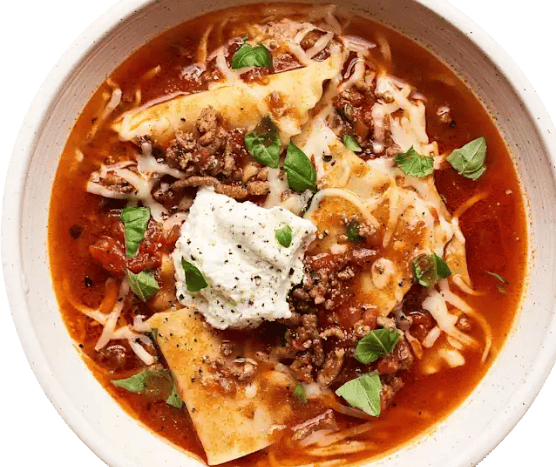 Delicious lasagna soup recipe