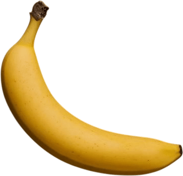 half of a banana