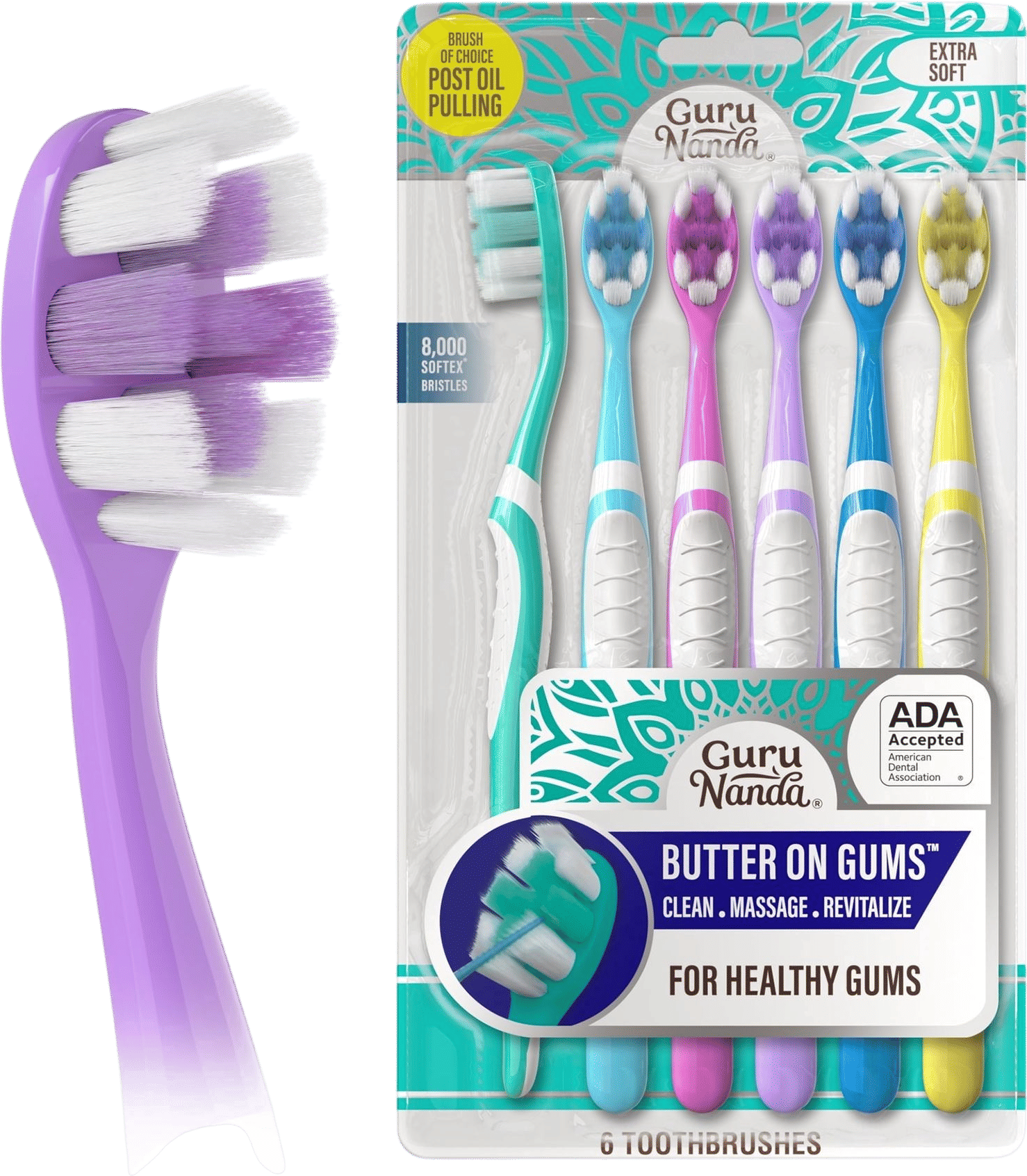 Butter on Gums Toothbrush (Guru Nanda)