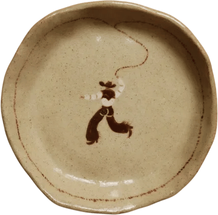 Lasso Cowboy Ceramic Ring Plate