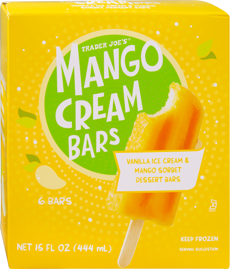 trader joes mango cream bars