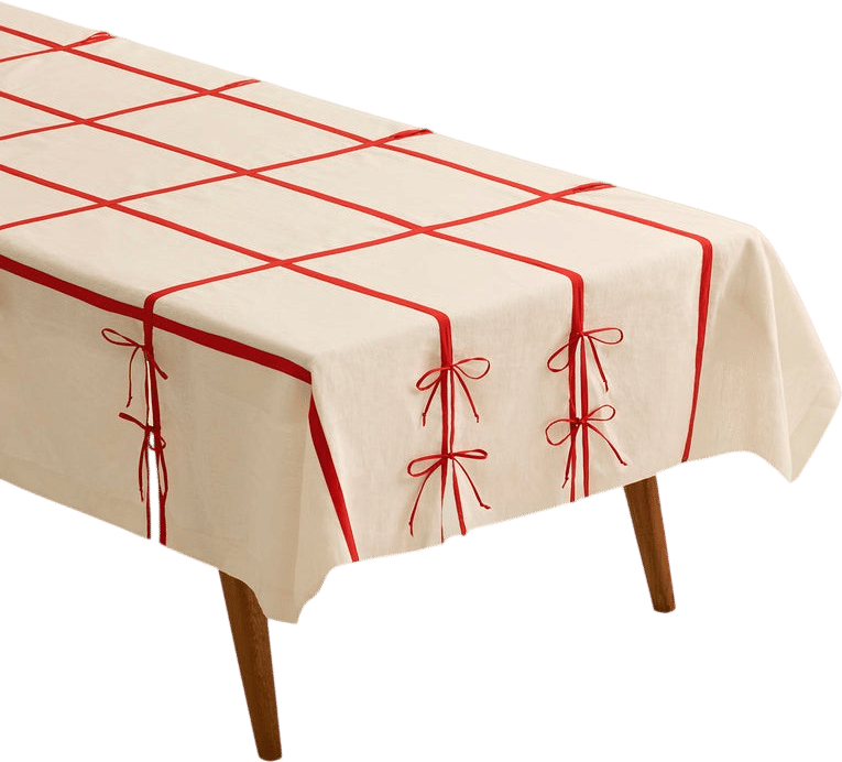 Tie Me Up Linen Tablecloth