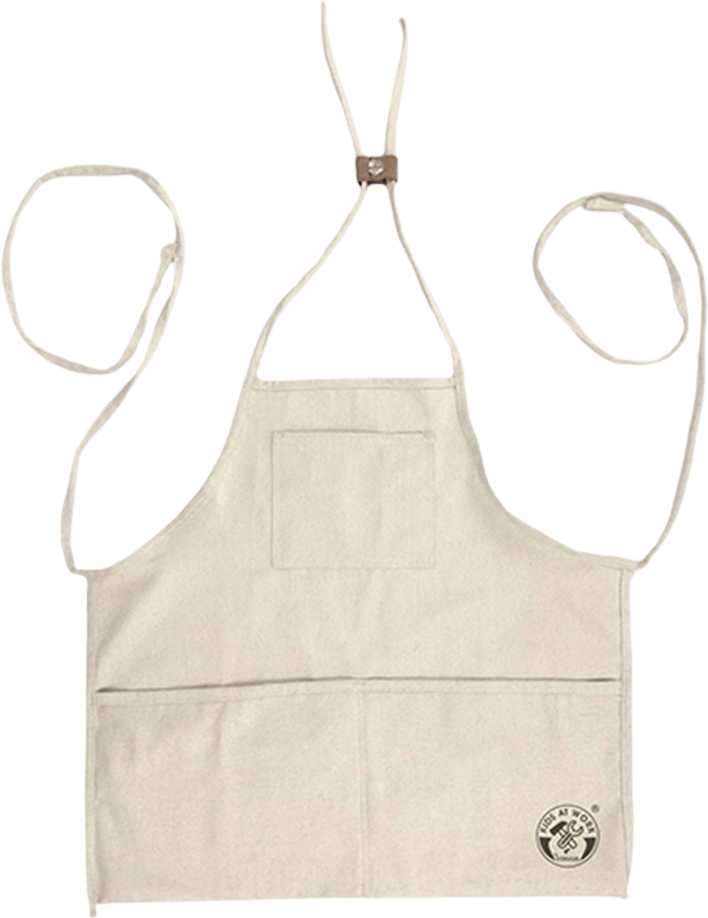 MamaOwl Kids Cotton Apron - Natural