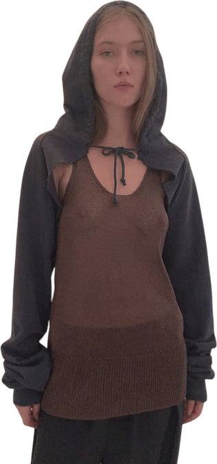 Slate Hoody Scarf