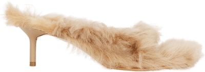 Beverly Shearling Kitten Sandal