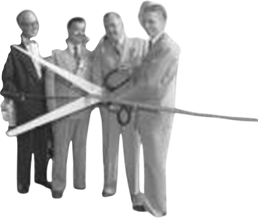Ribbon cutting scissors 