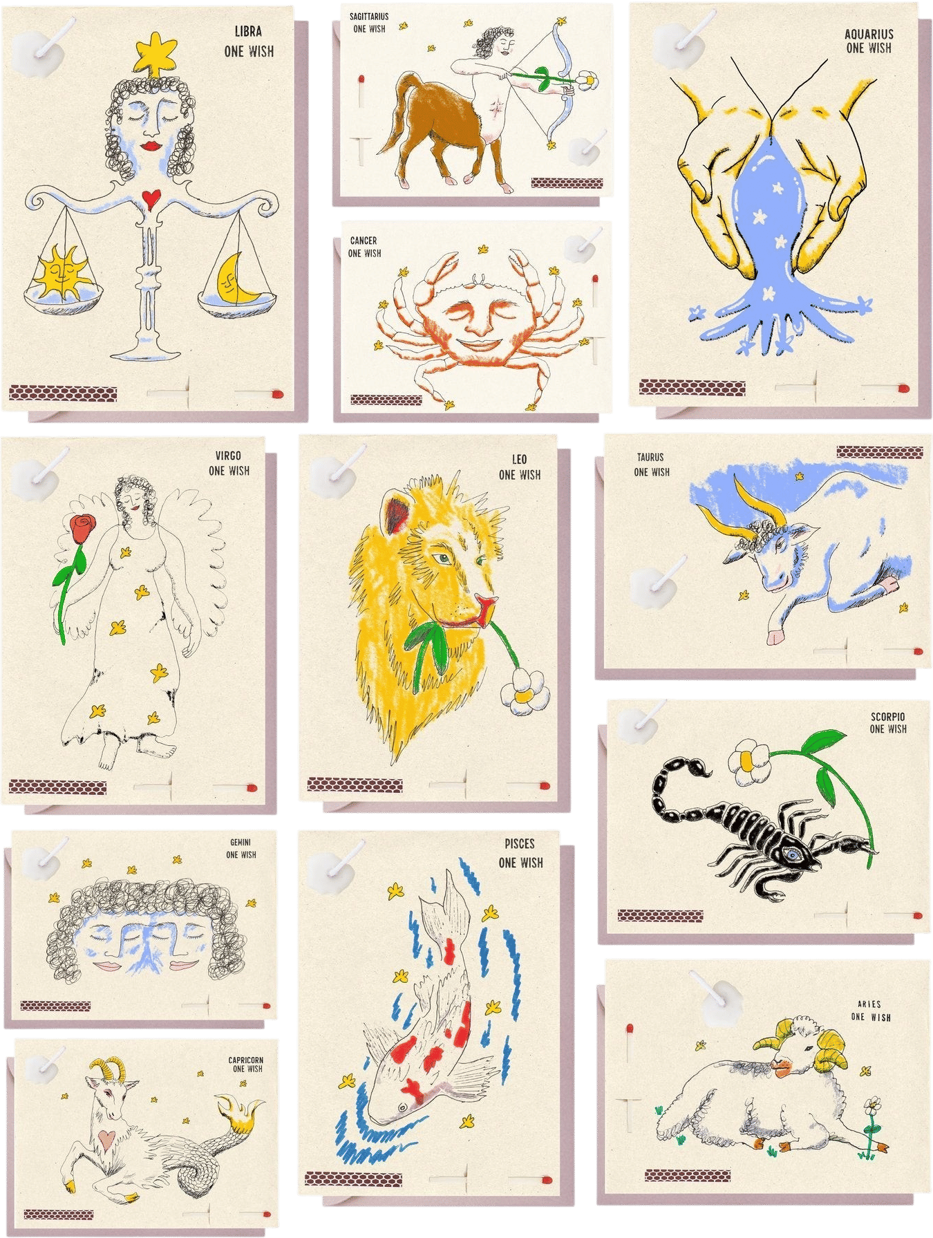 Wish Cards Zodiac Collection