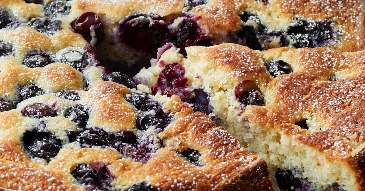 Blueberry Ricotta Breakfast Cake Recipe