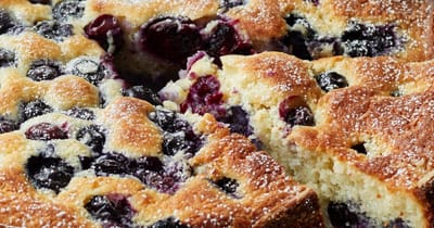 Blueberry Ricotta Breakfast Cake Recipe