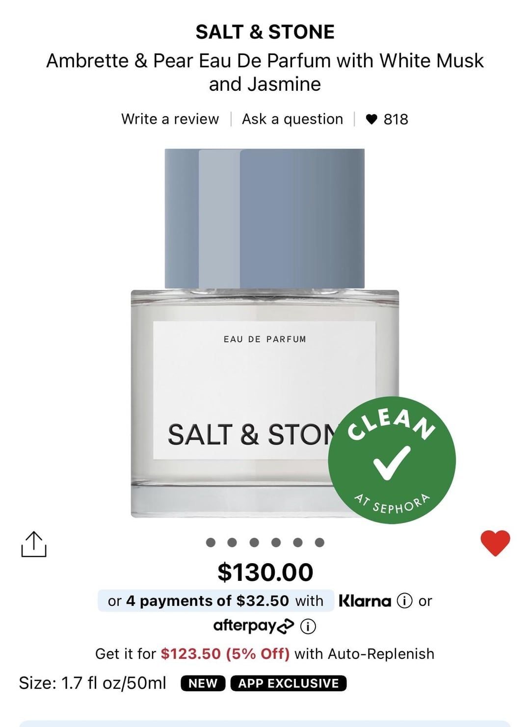 ambrette and pear by Salt & Stone