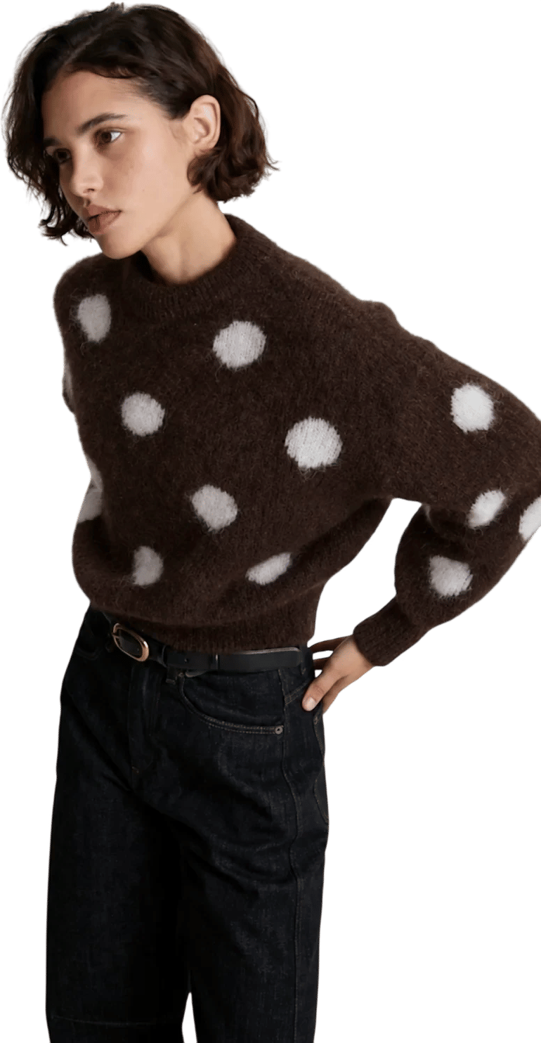 Mohair Polka Dot Sweater