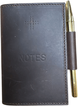 Leather Field Notes & Pen