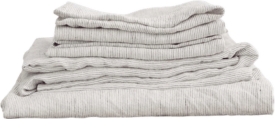 Linen Sheets - Pinstripe