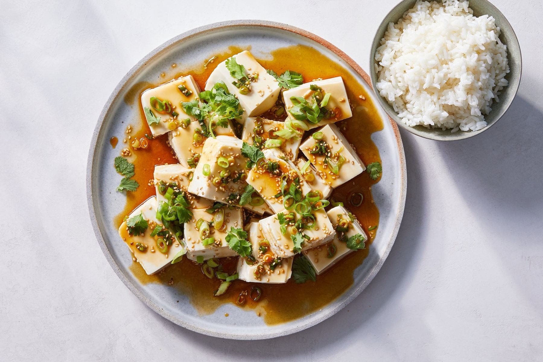 Silken Tofu With Spicy Soy Dressing Recipe • 5★