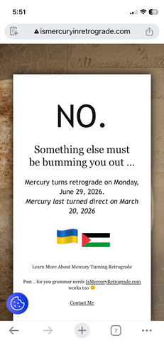 Is Mercury Retrograde?