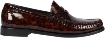 SAINT LAURENT | Women's Le Loafer Monogram Penny Slippers
