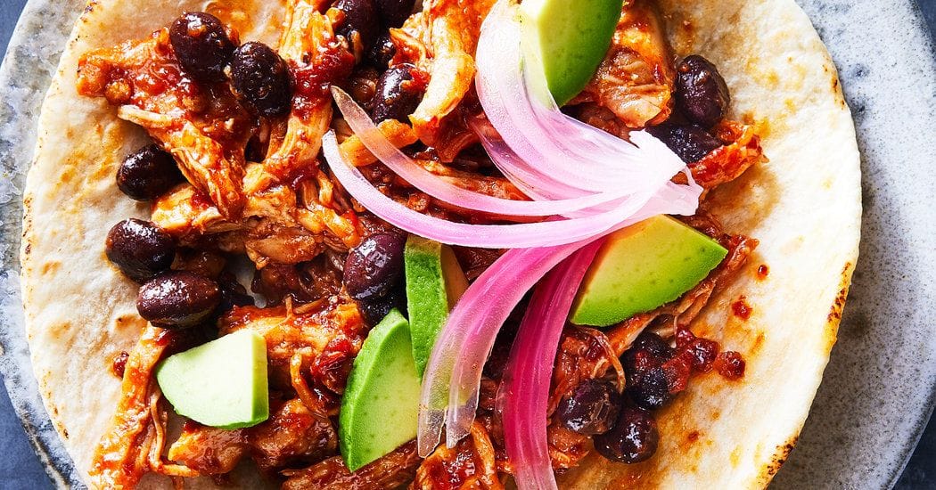 Slow Cooker Chipotle-Honey Chicken Tacos Recipe