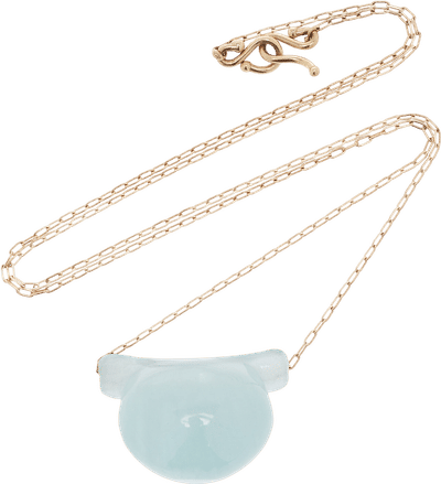Etruscan Aquamarine Necklace