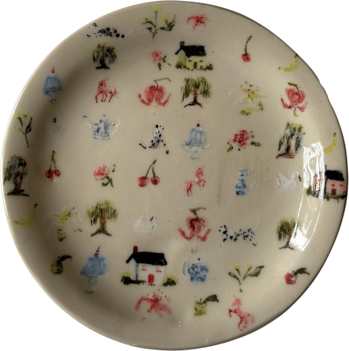 Ceramics Alyssa Handpainted Plate