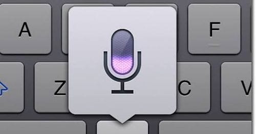Voice dictation on Mac computer
