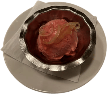 seasonal desserts in little bowls