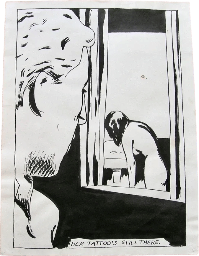 Raymond Pettibon Original Drawing (1985) Signed