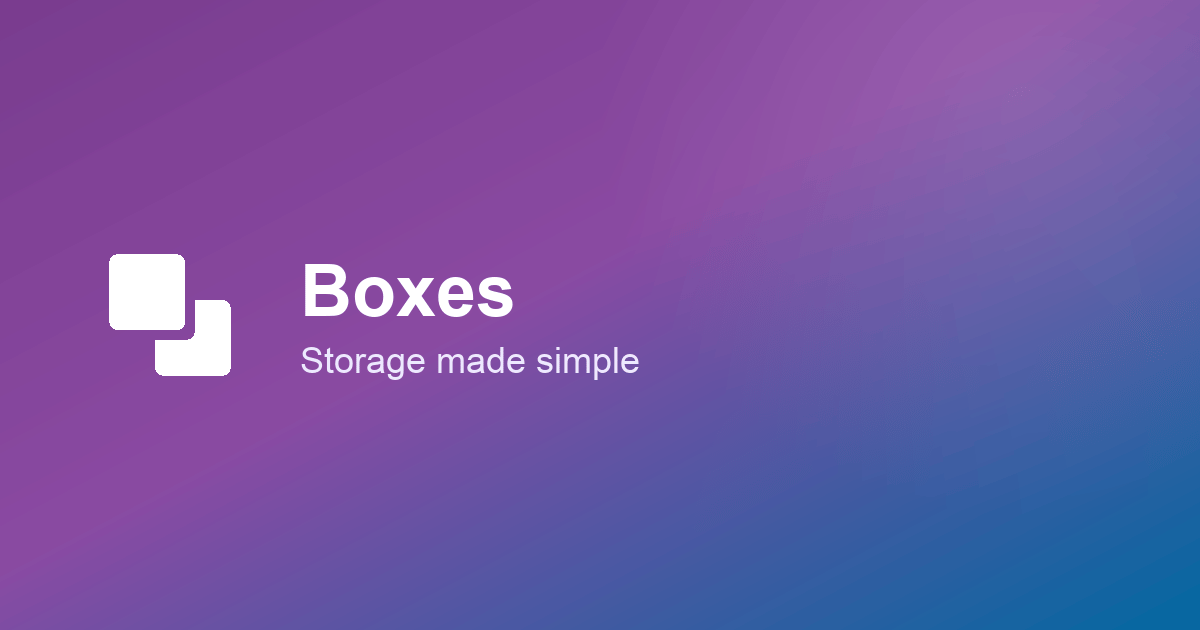 Boxes Packing App